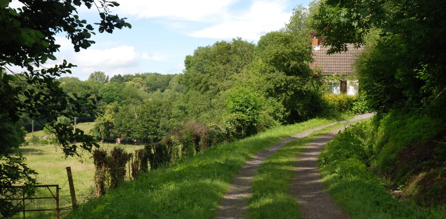 Vue bucolique de Montignies-Sur-Roc, village situé dans le Parc Naturel des Hauts Pays. ©Ghislaine Audin