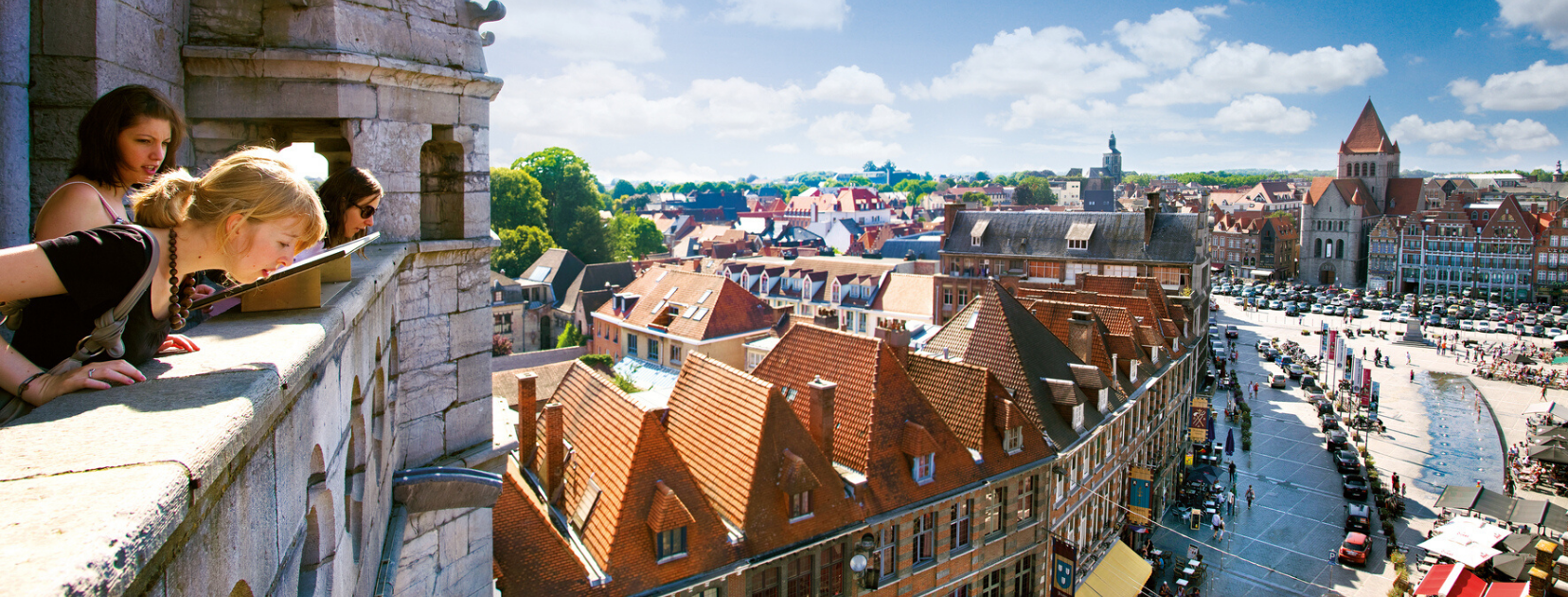 Vue sur Tournai Vue sur Tournai