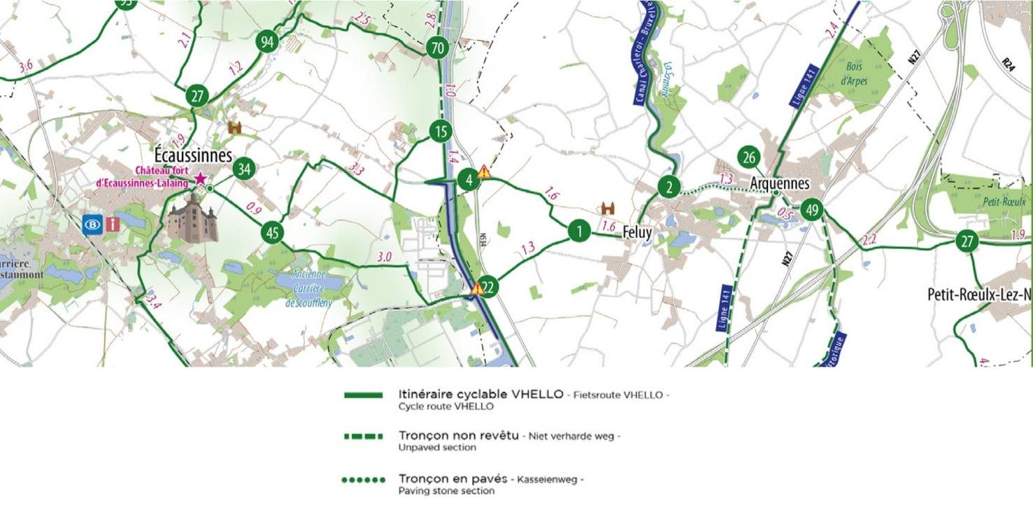 Tronçon carte Tronçon carte