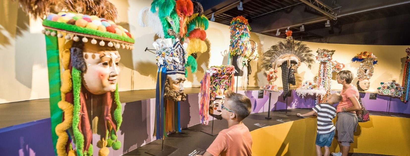musee carnaval masque Le Musée du Masque à Binche. ©WBT - Bruno D' Alimonte